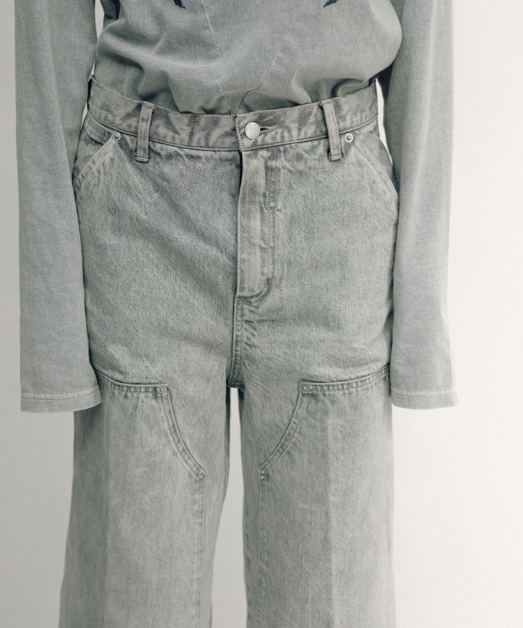keisuke yoshida wide denim pants