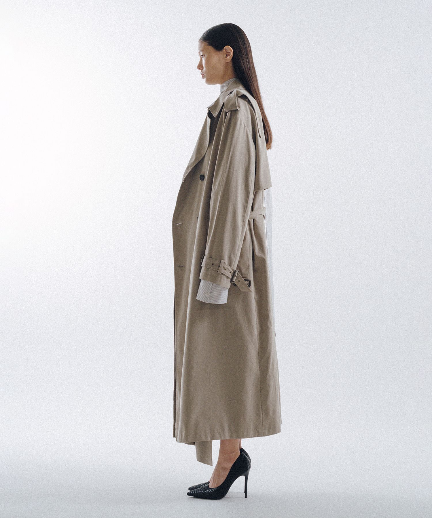 Cape Trench Coat