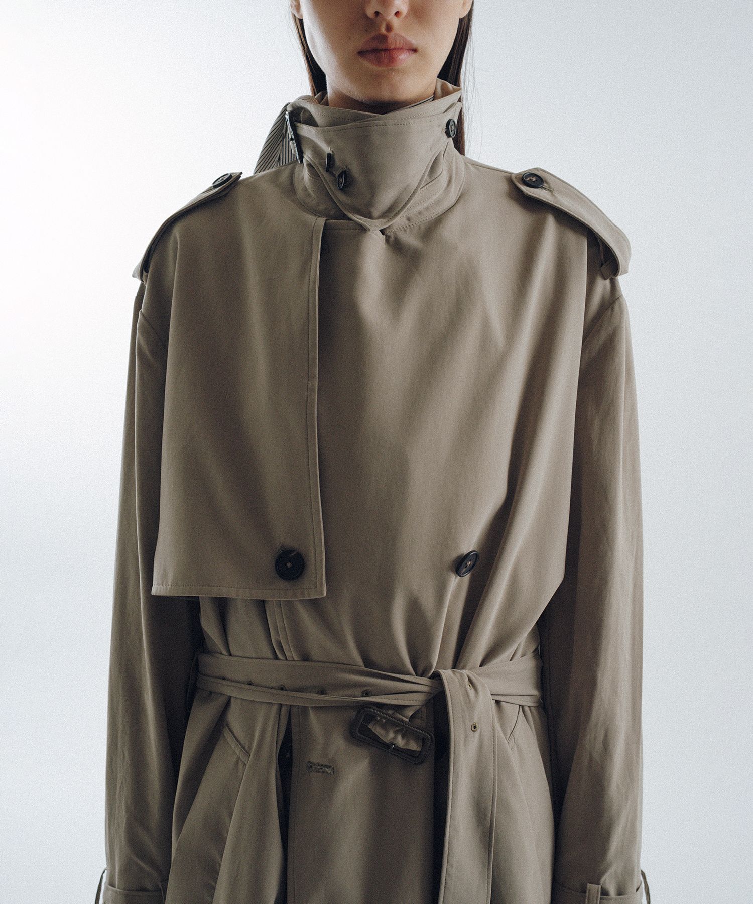 Cape Trench Coat
