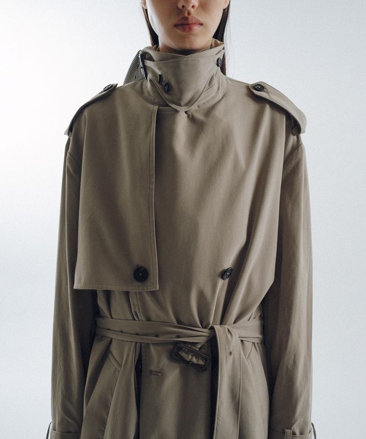 Cape Trench Coat