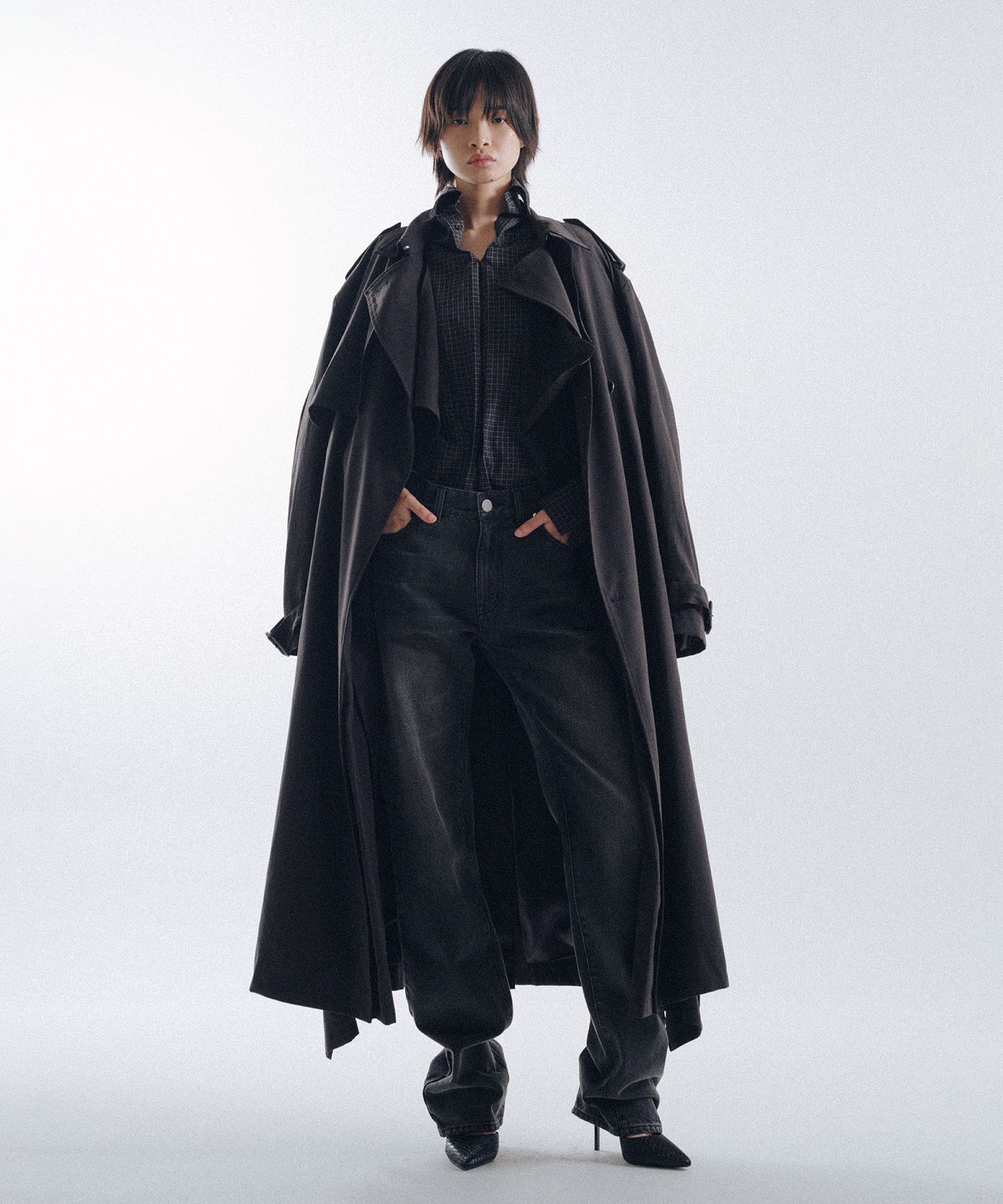 Cape Trench Coat
