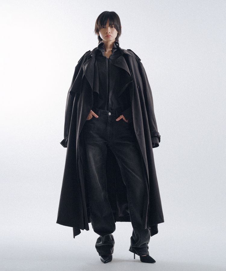 Cape Trench Coat
