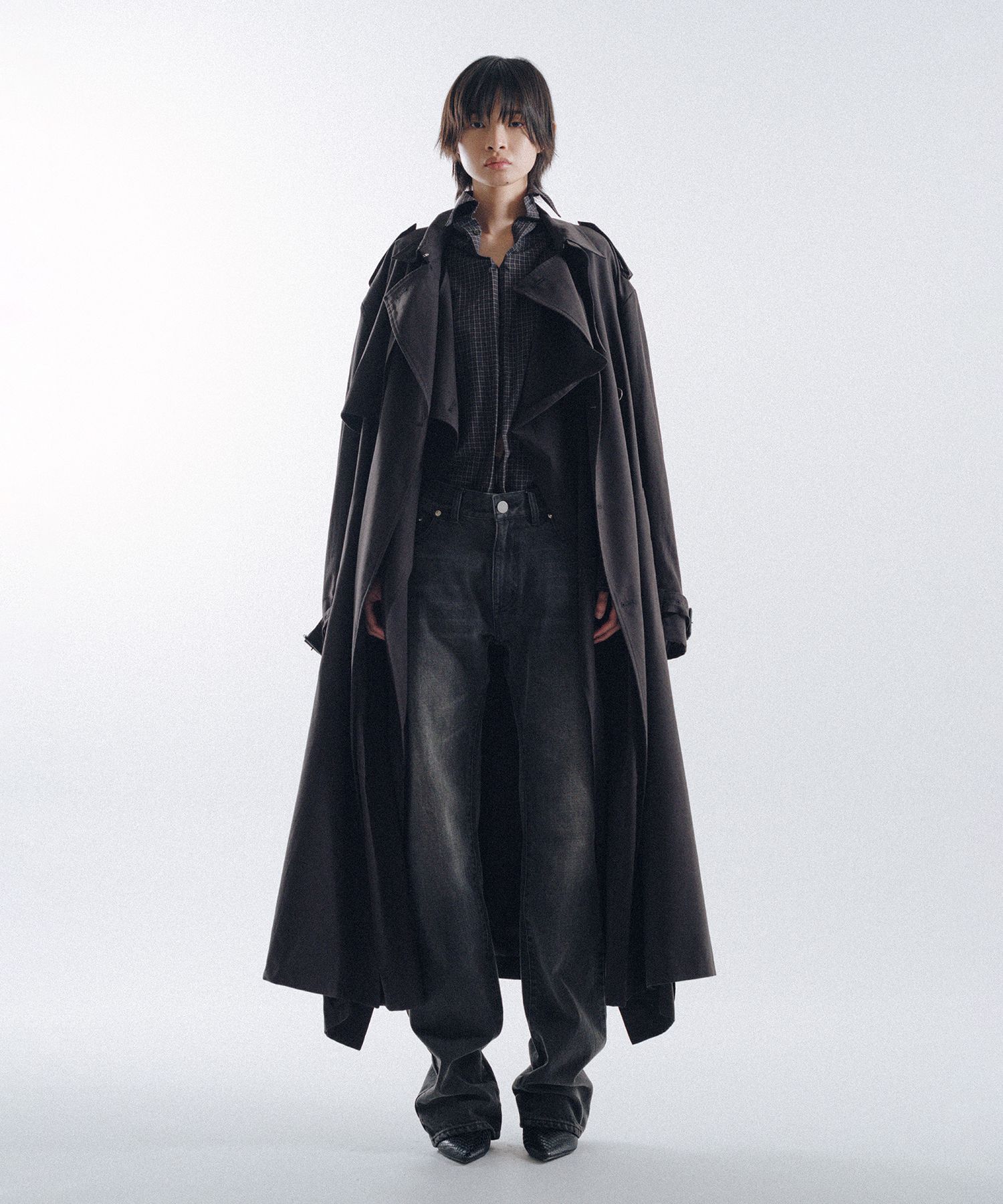 Cape Trench Coat