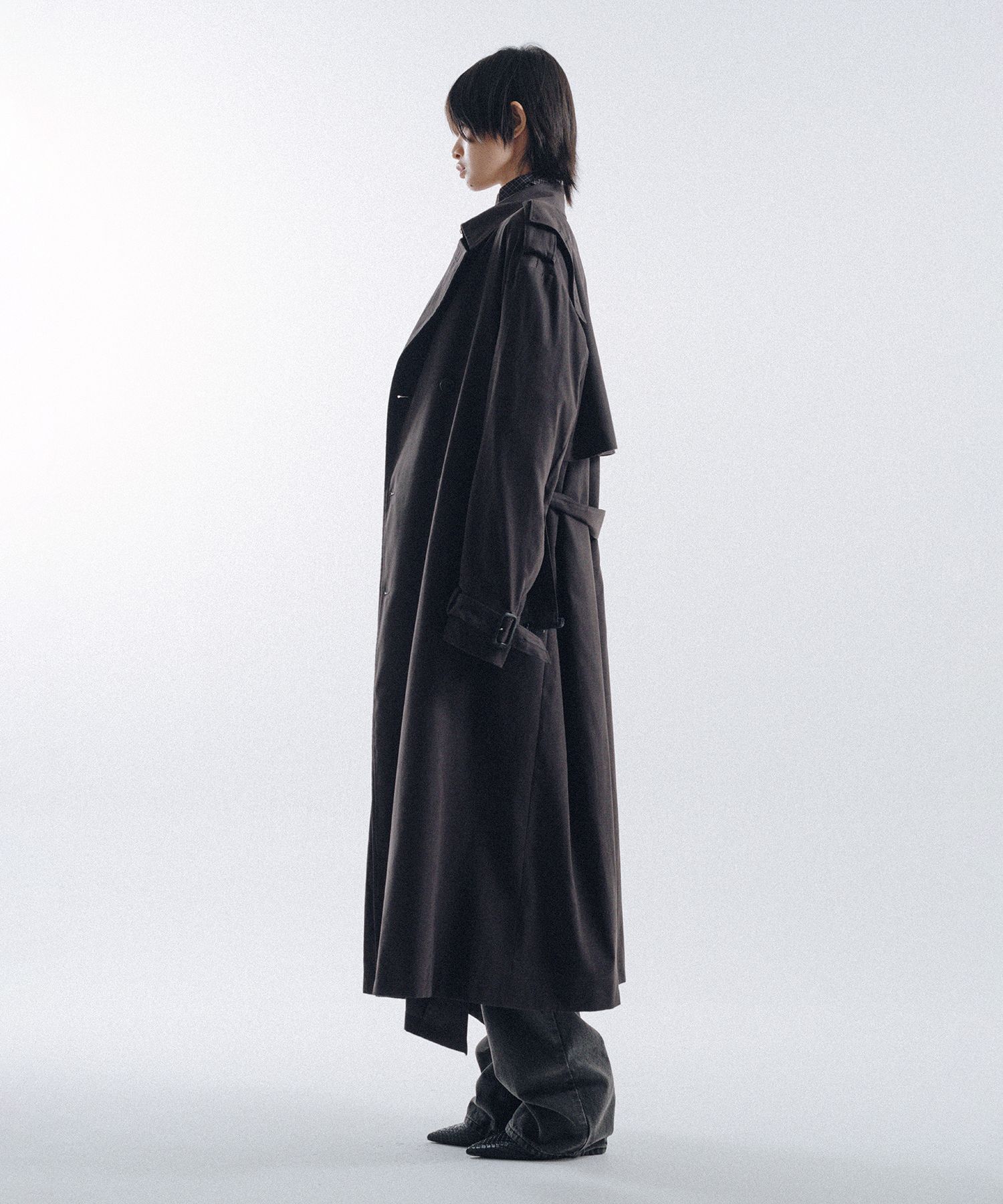 Cape Trench Coat