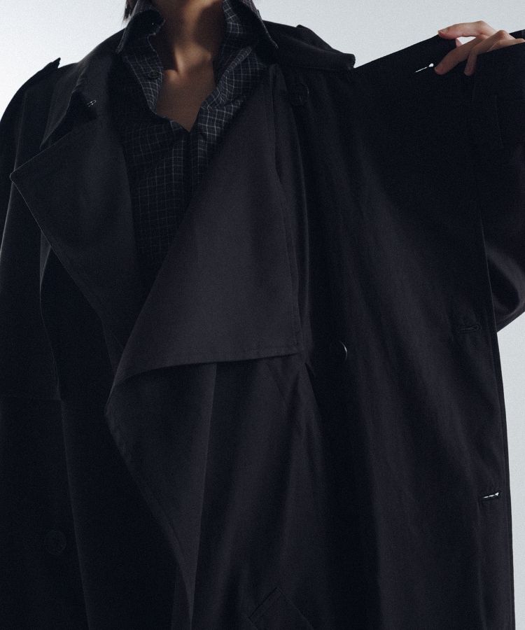 Cape Trench Coat