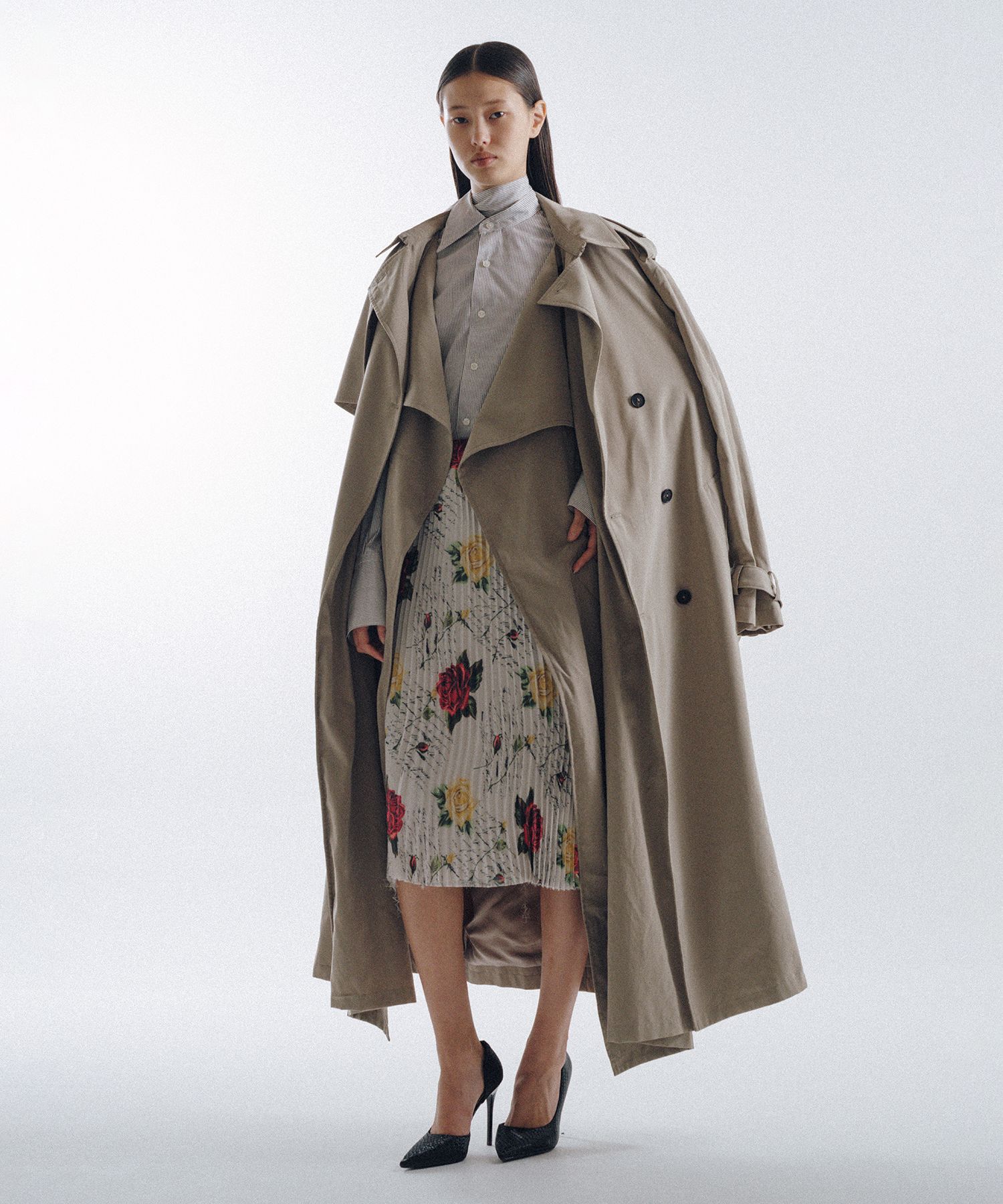 Cape Trench Coat