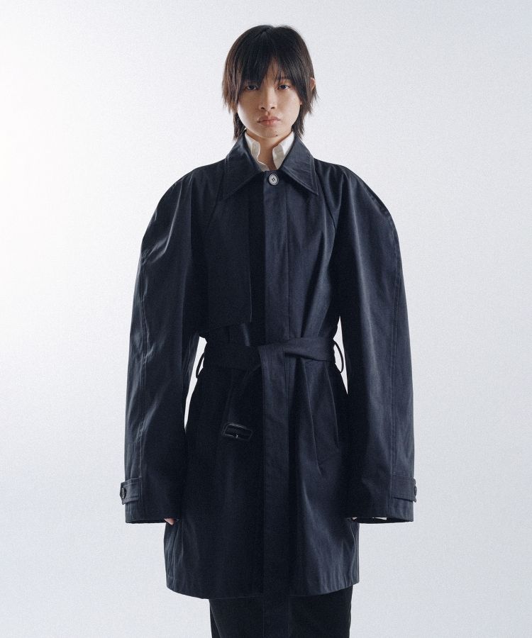 Hunchback Short Balmacaan Coat