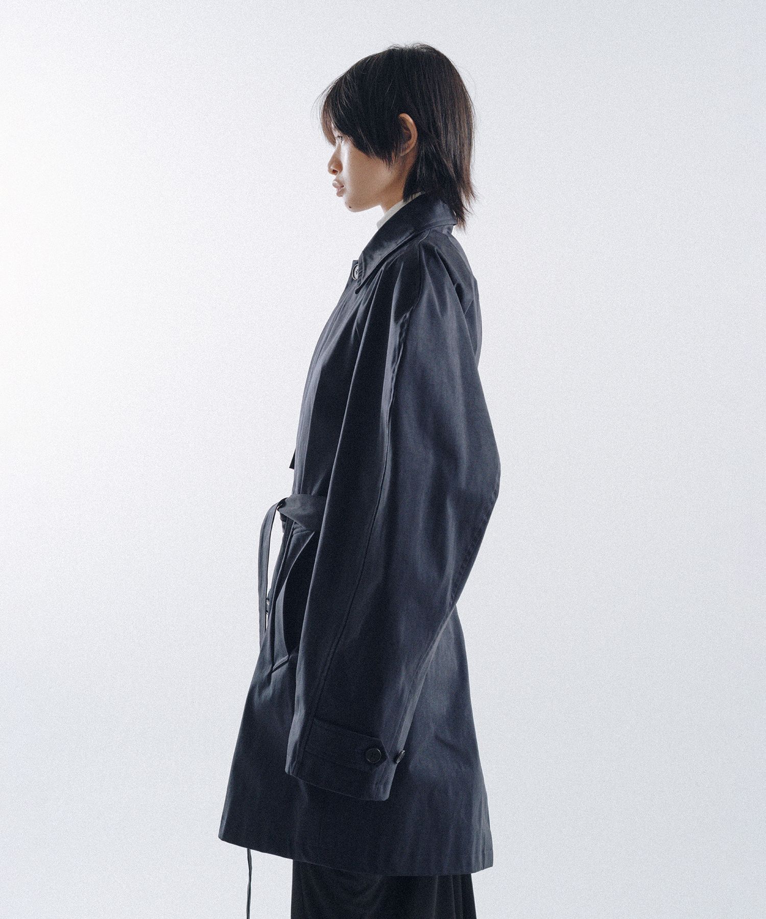 Hunchback Short Balmacaan Coat