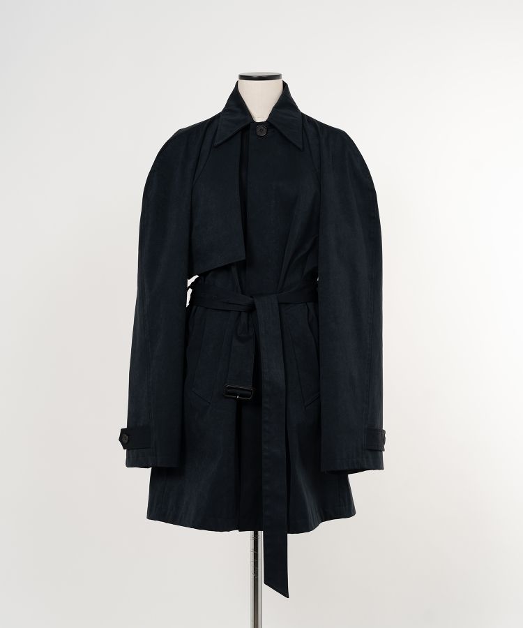 Hunchback Short Balmacaan Coat