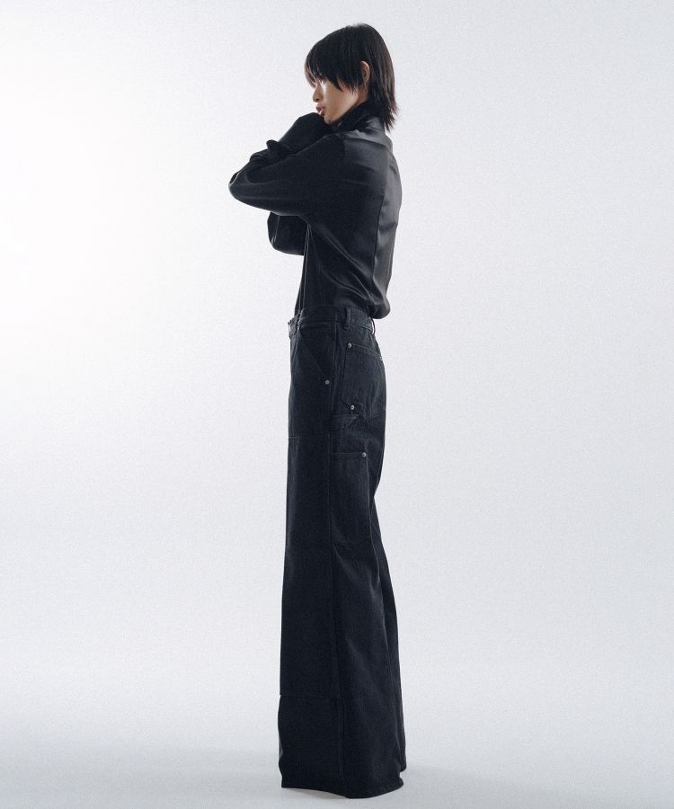 Double Knee Denim Pants