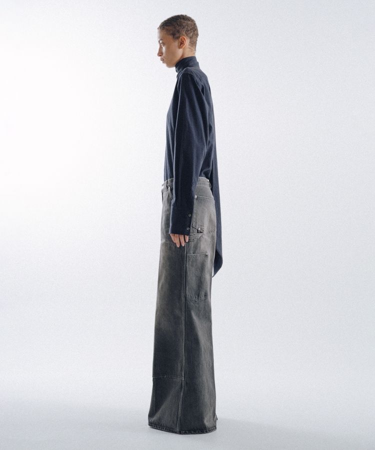 Double Knee Denim Pants