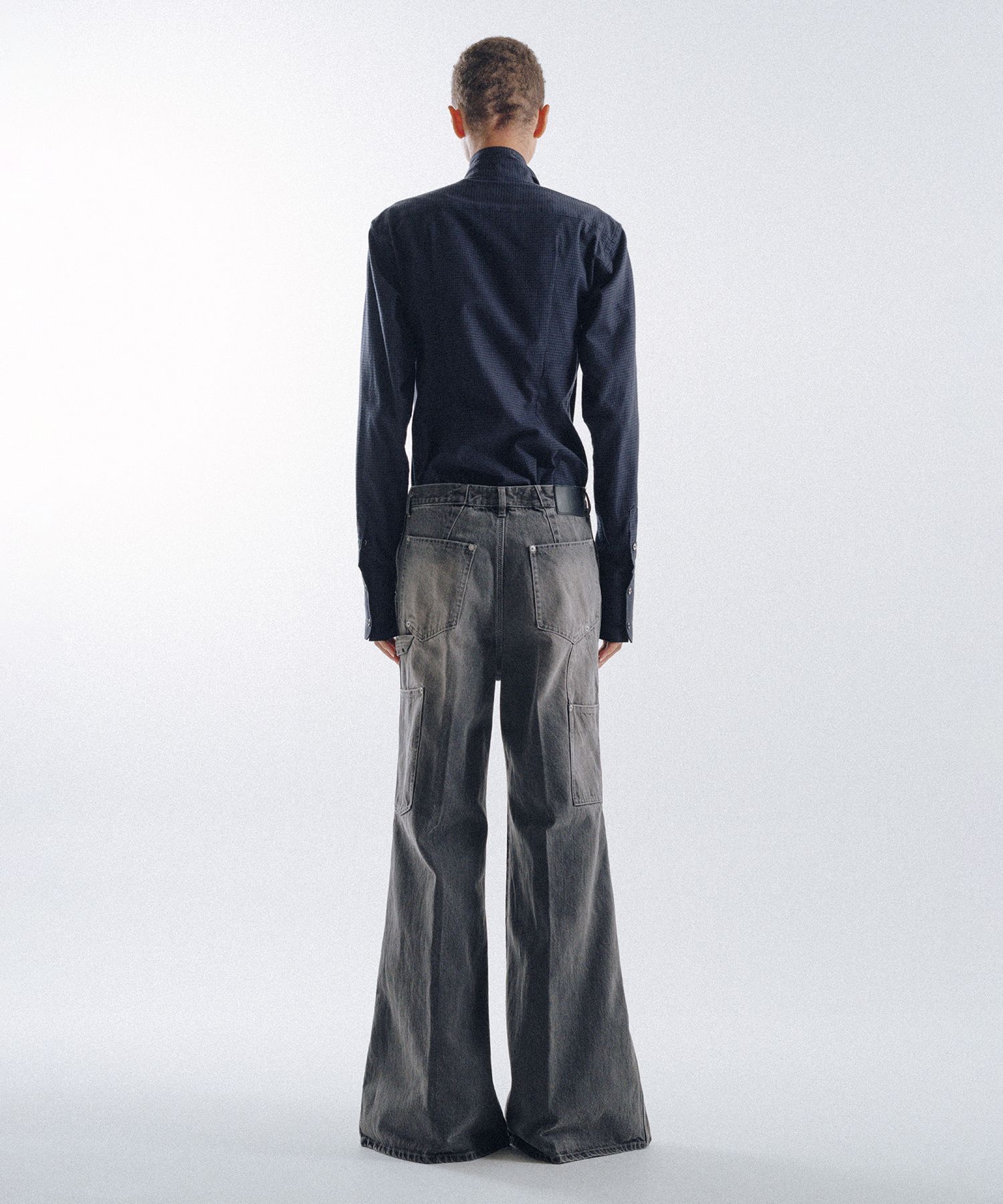 Double Knee Denim Pants