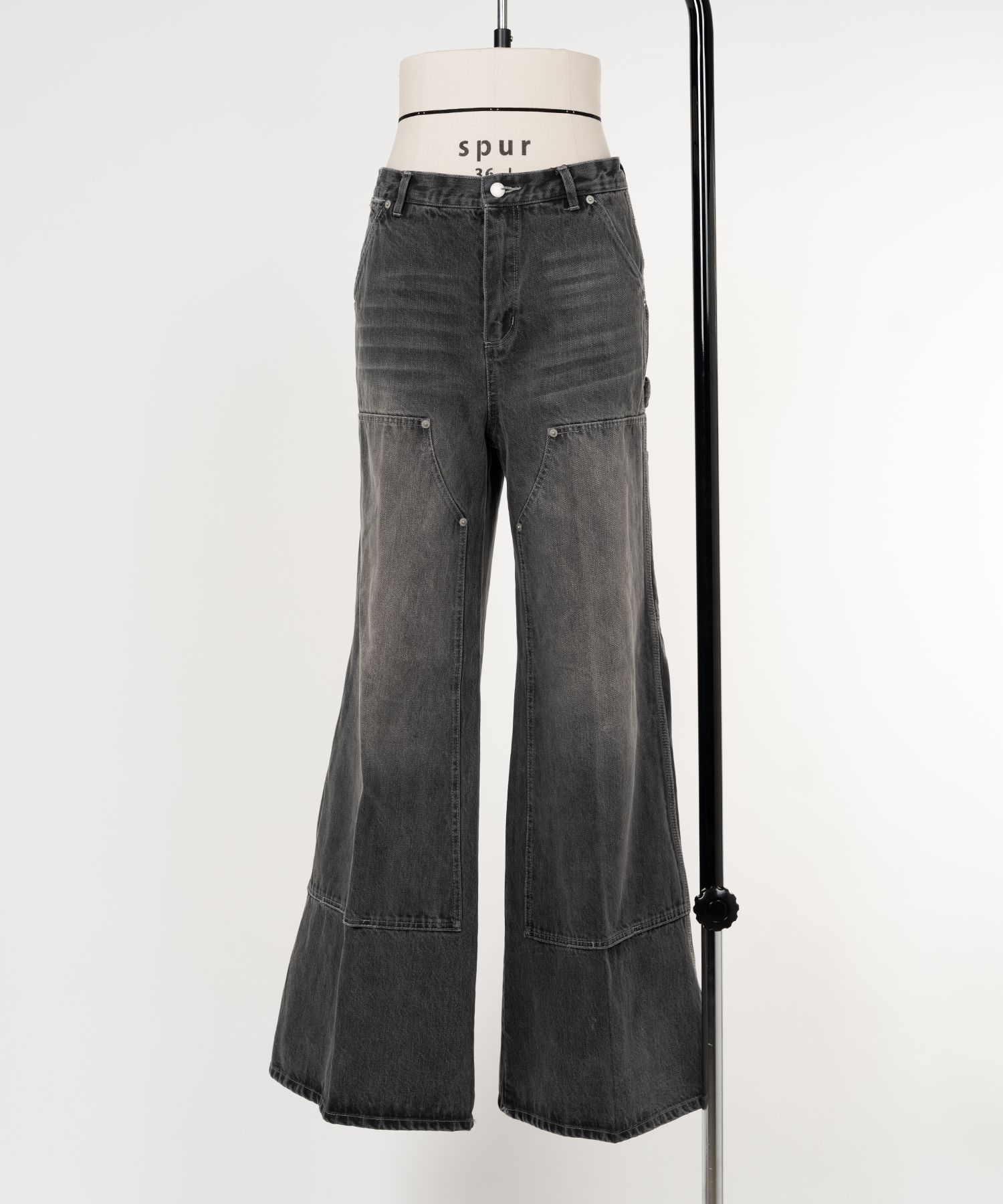 Double Knee Denim Pants