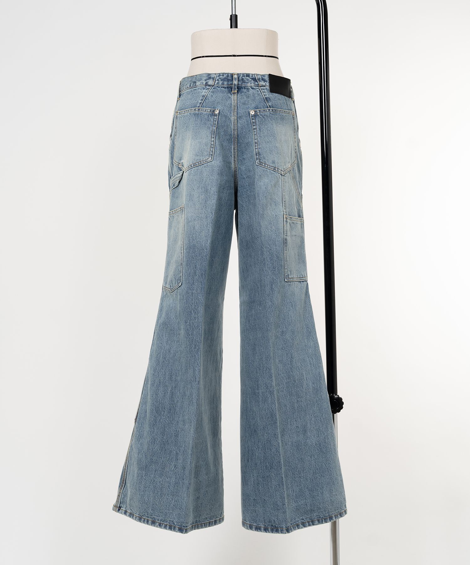 Double Knee Denim Pants