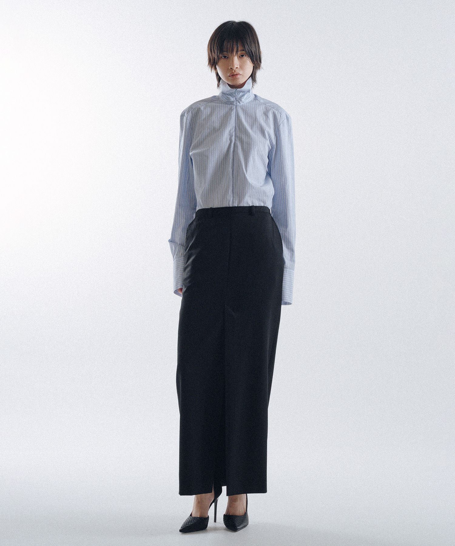 Flont Vent Long Skirt