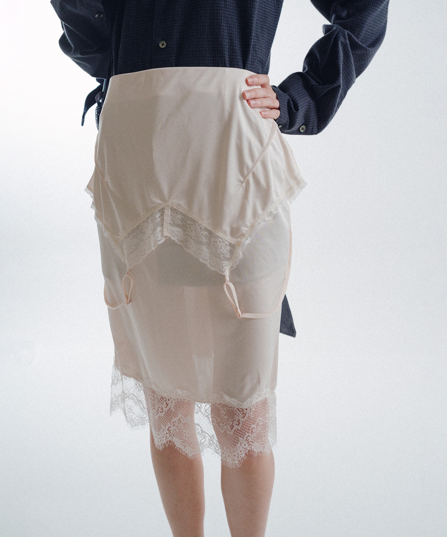 Drooping Slip Skirt