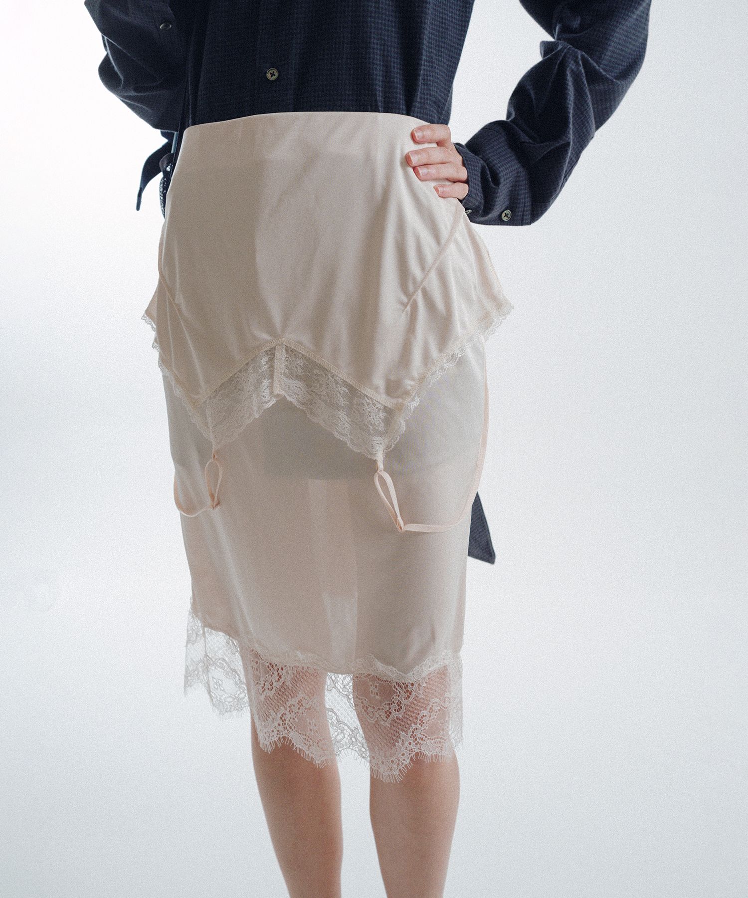 Drooping Slip Skirt