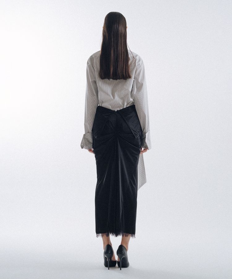 Drooping Slip Maxi Skirt