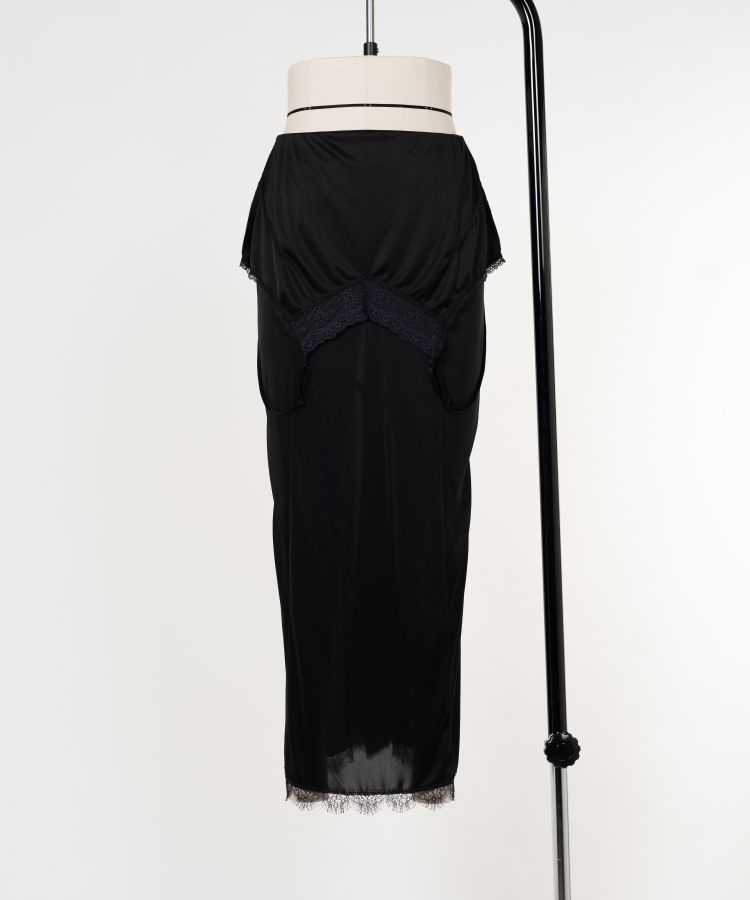 Drooping Slip Maxi Skirt