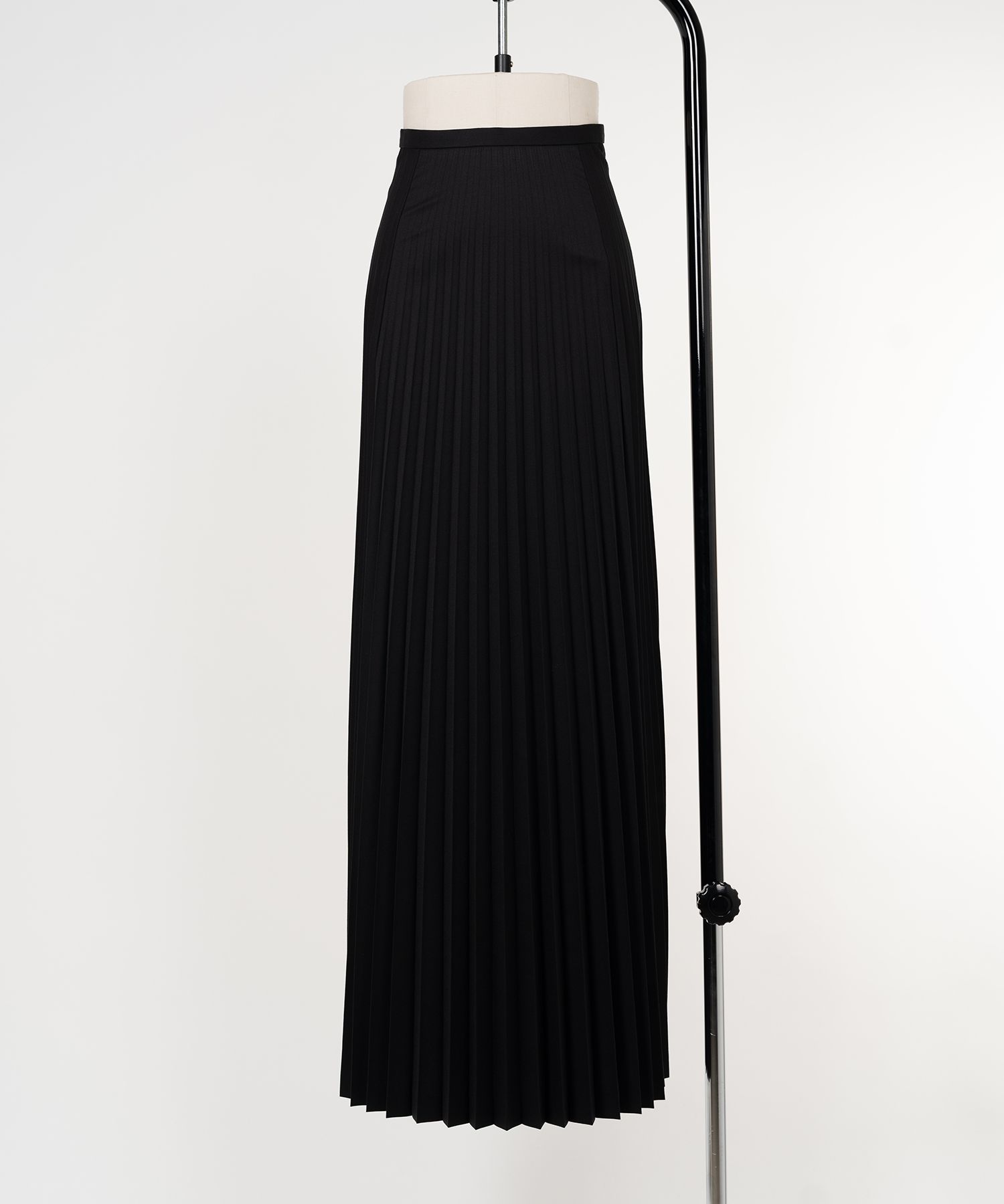 Delicately Pleated Long Skirt