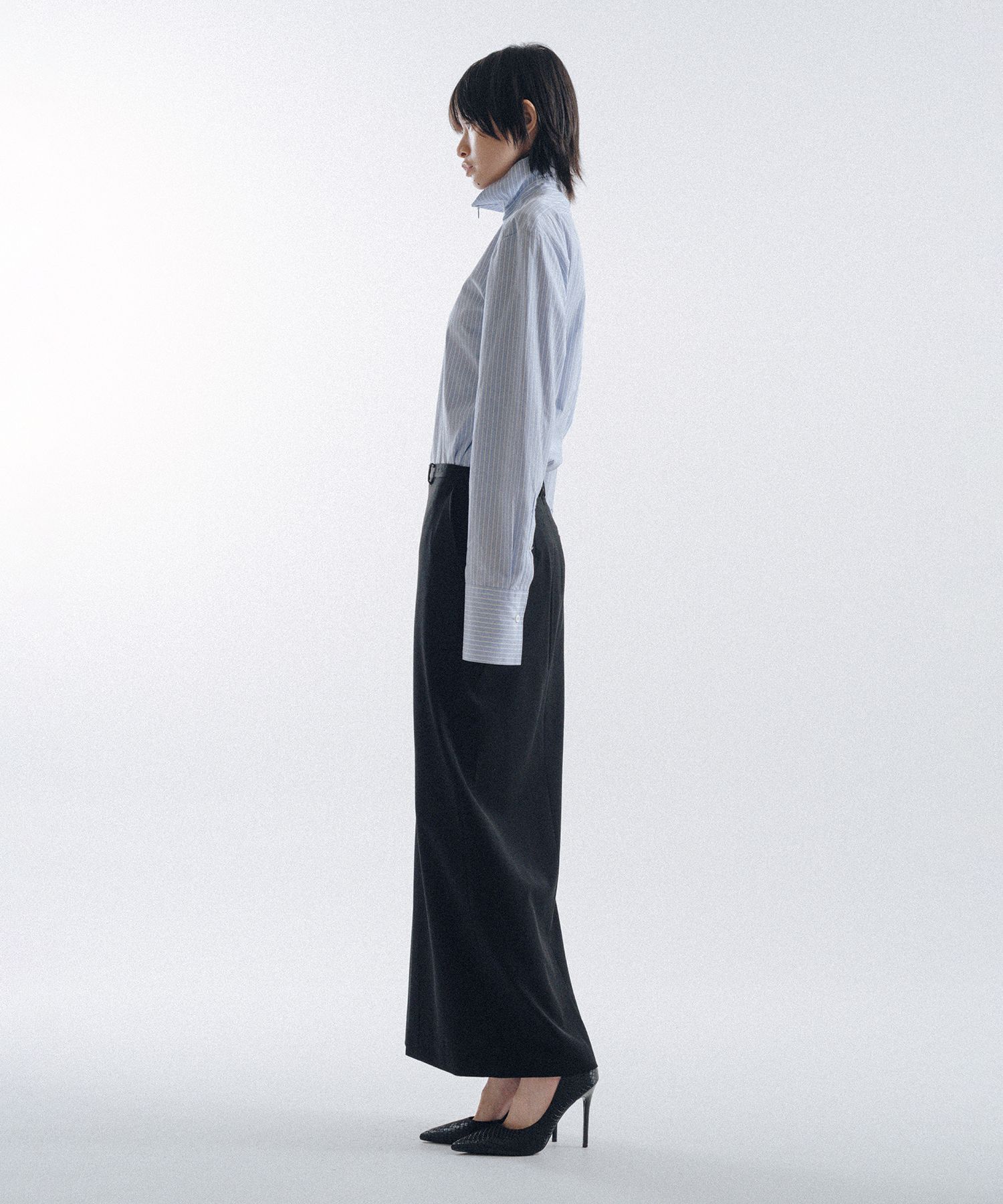 Stripe Sim-Ple Zip Shirt