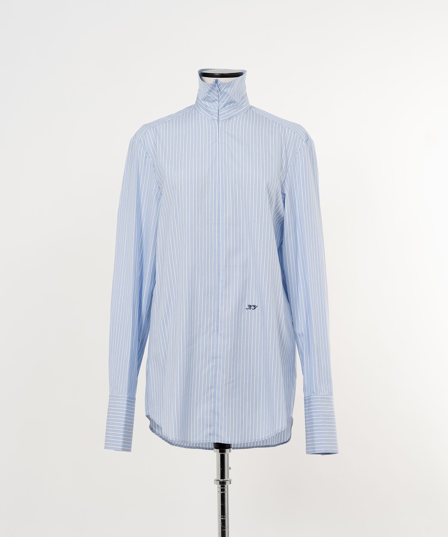 Stripe Sim-Ple Zip Shirt