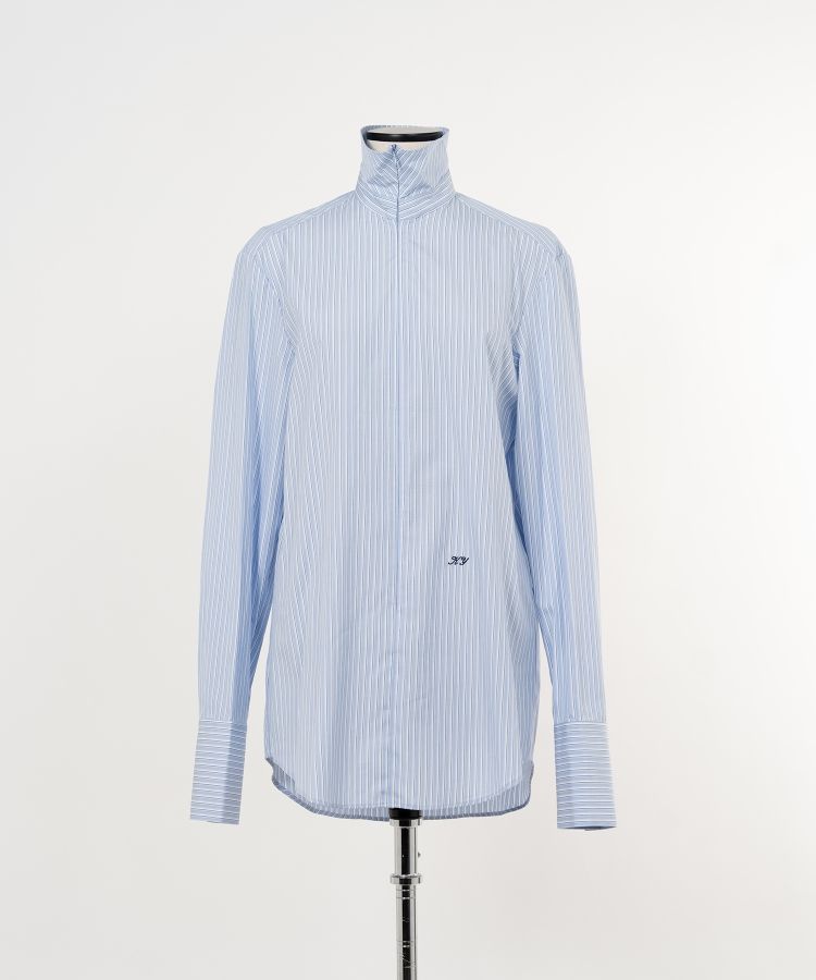 Stripe Sim-Ple Zip Shirt