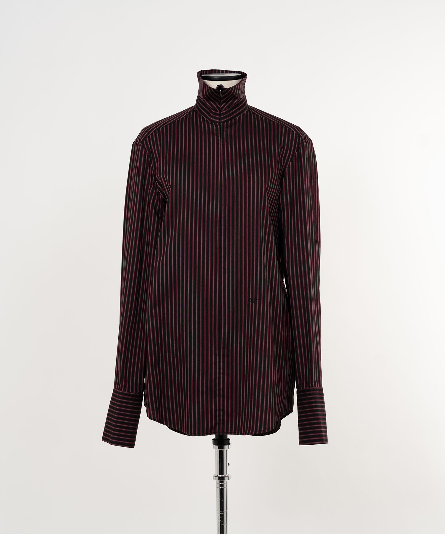 Stripe Sim-Ple Zip Shirt