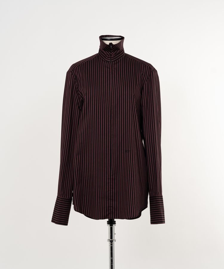 Stripe Sim-Ple Zip Shirt