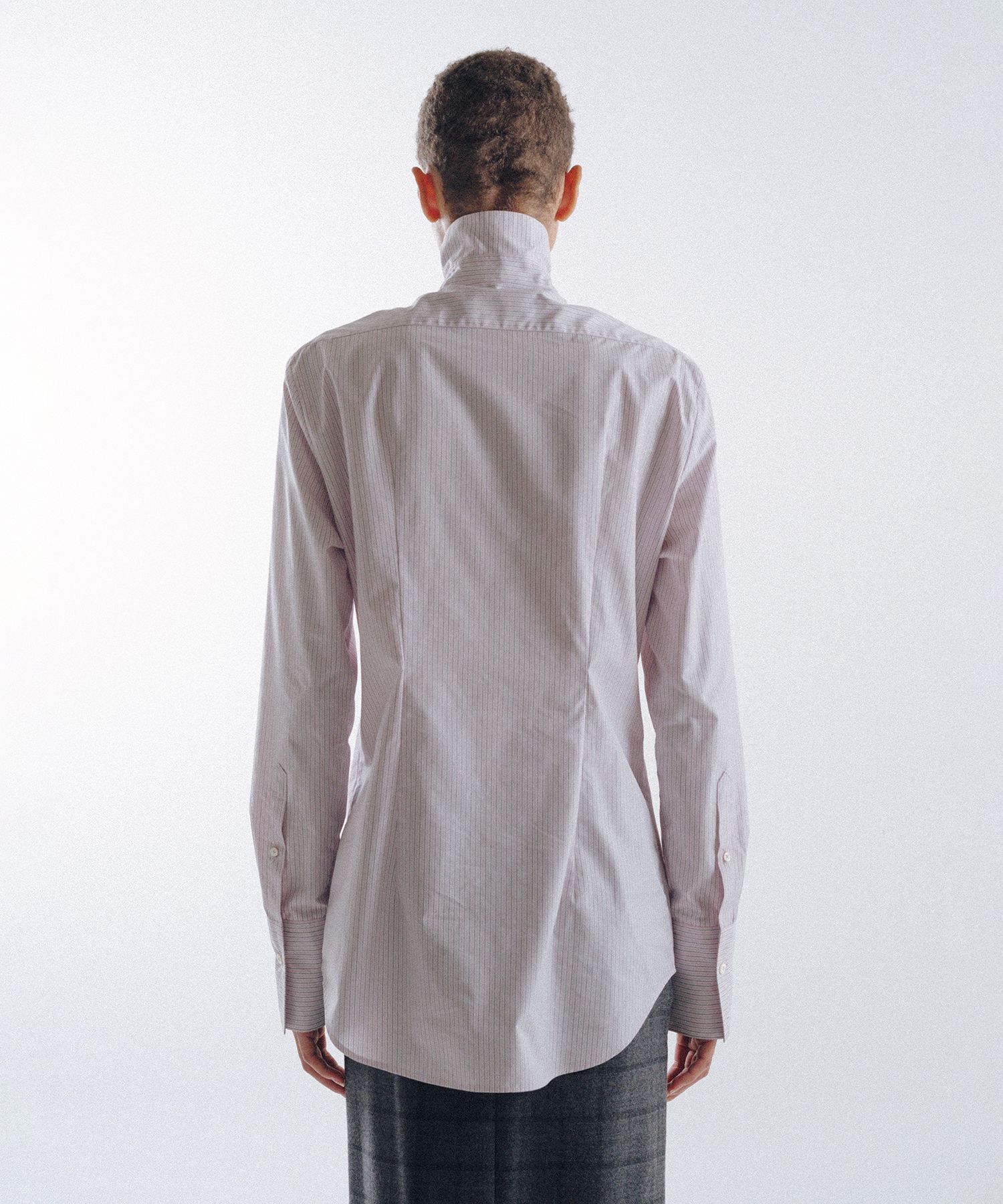 Stripe Sim-Ple Zip Shirt