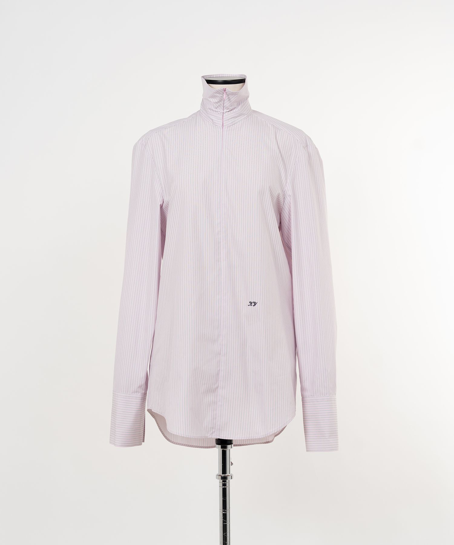 Stripe Sim-Ple Zip Shirt