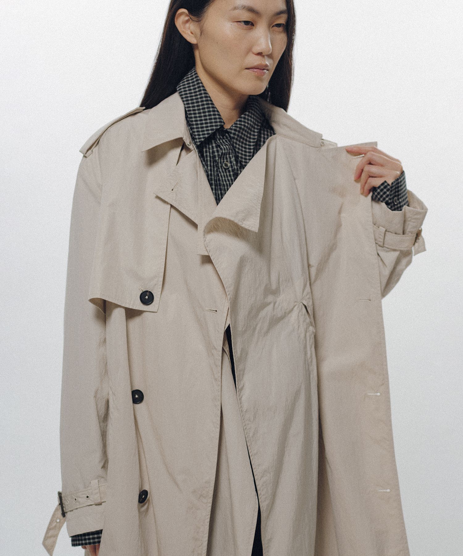 Cape Trench Coat
