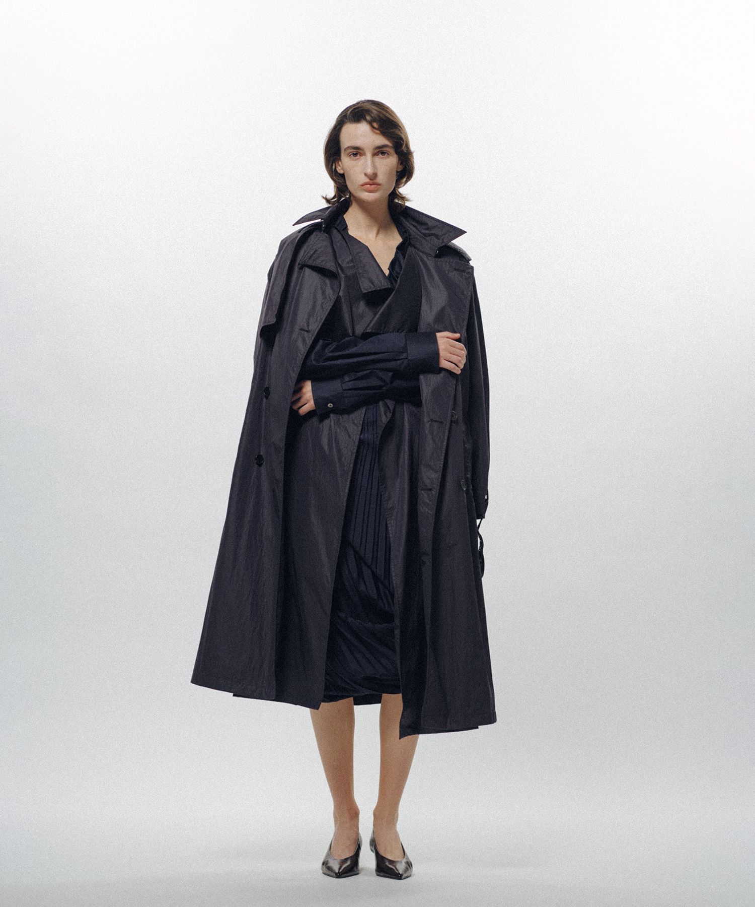 Cape Trench Coat