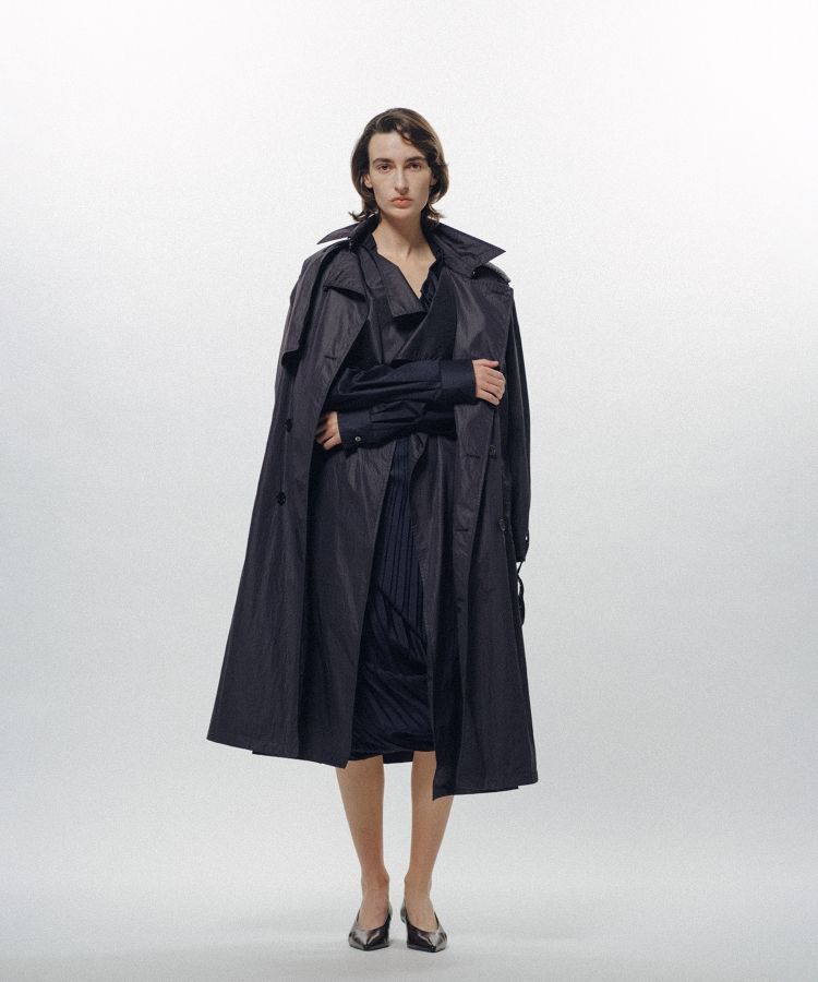 Cape Trench Coat