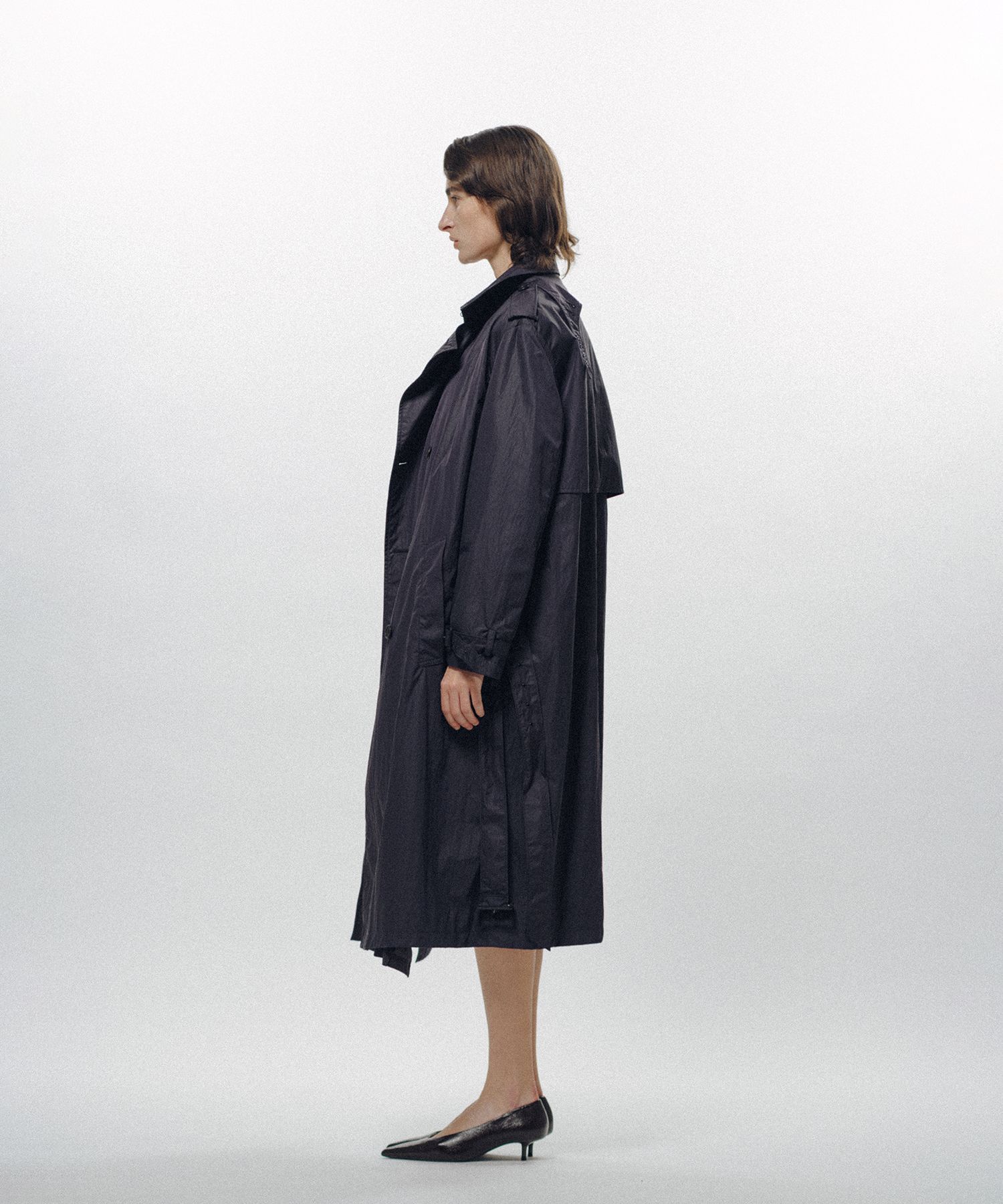 Cape Trench Coat