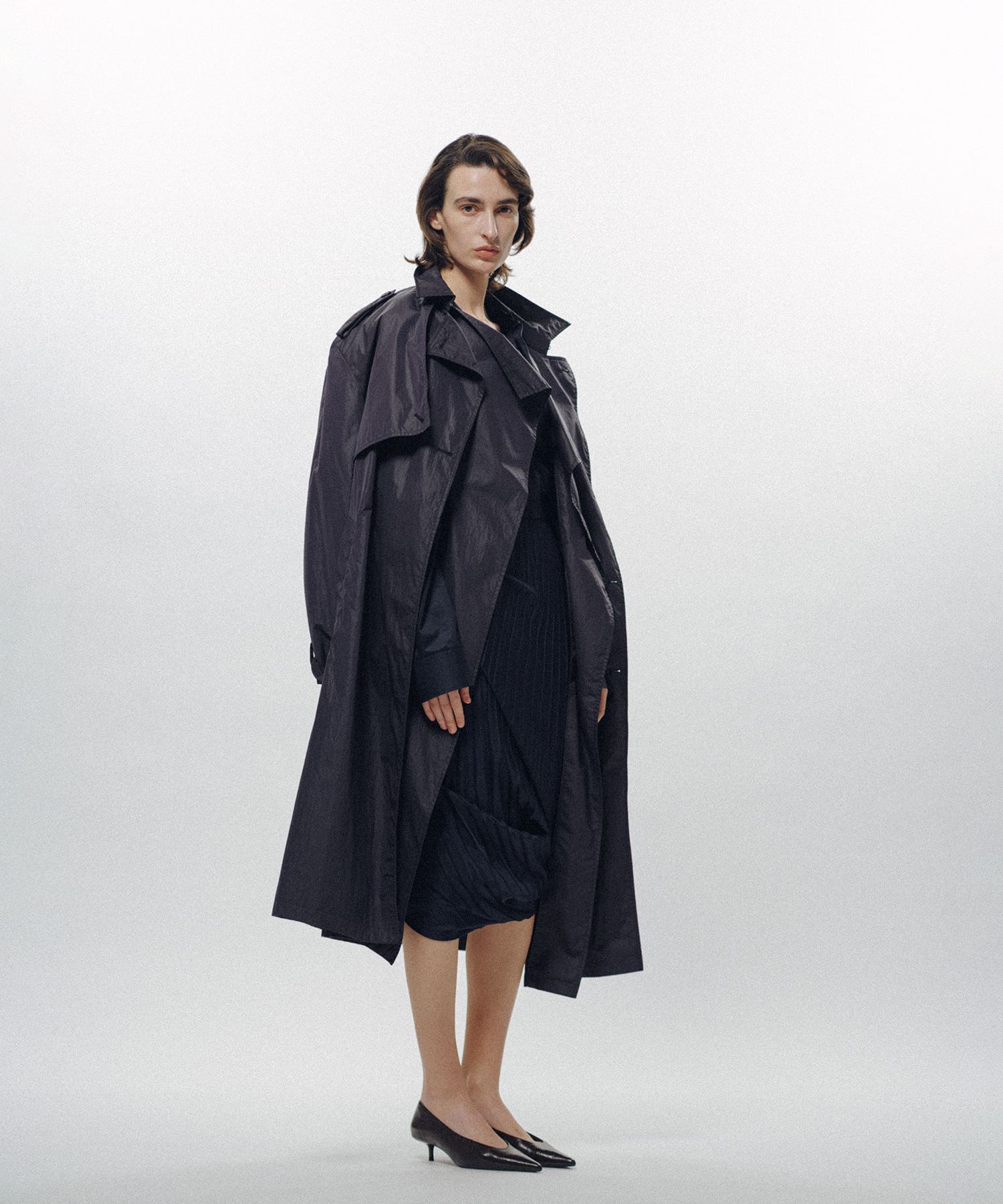 Cape Trench Coat