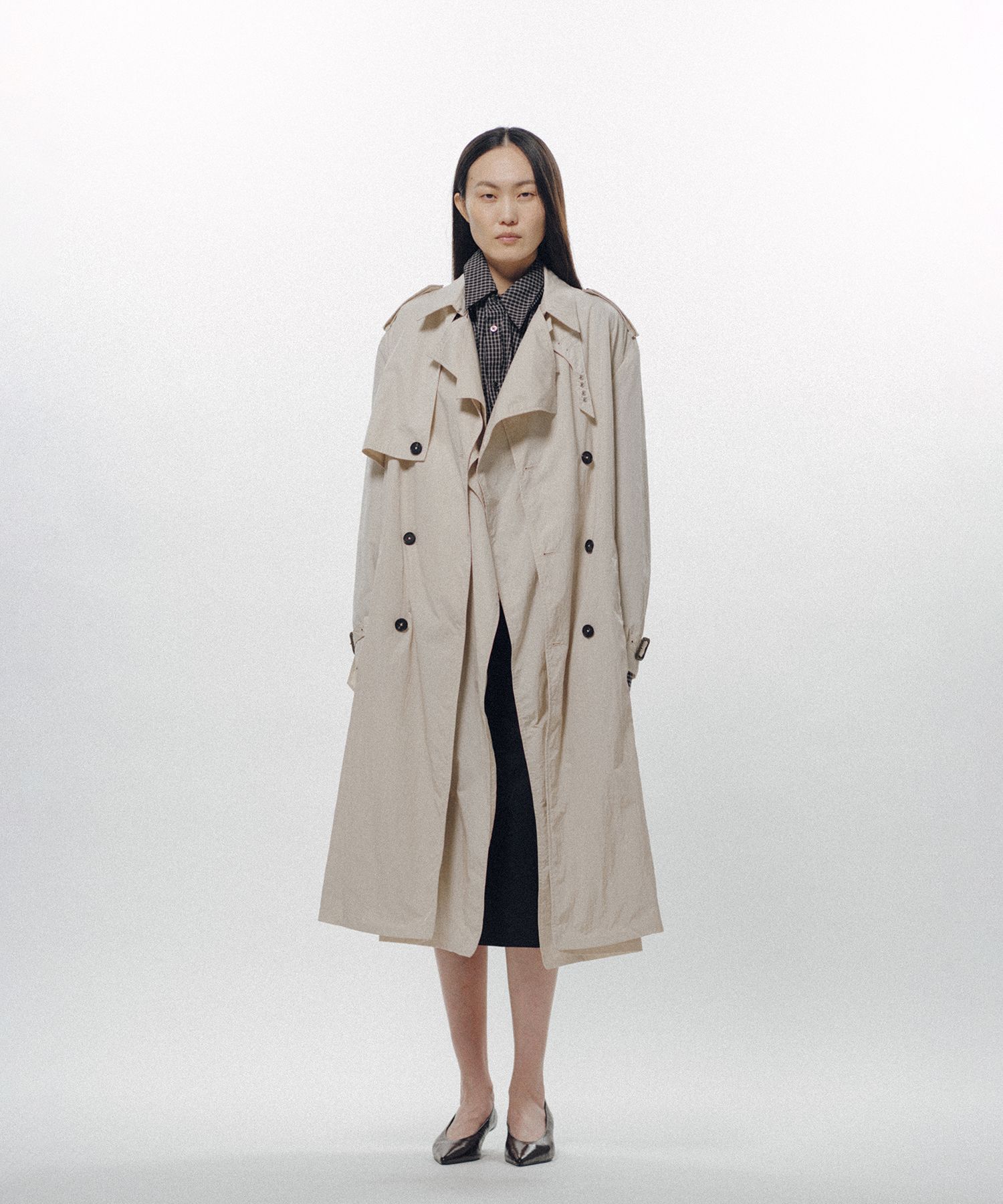 Cape Trench Coat