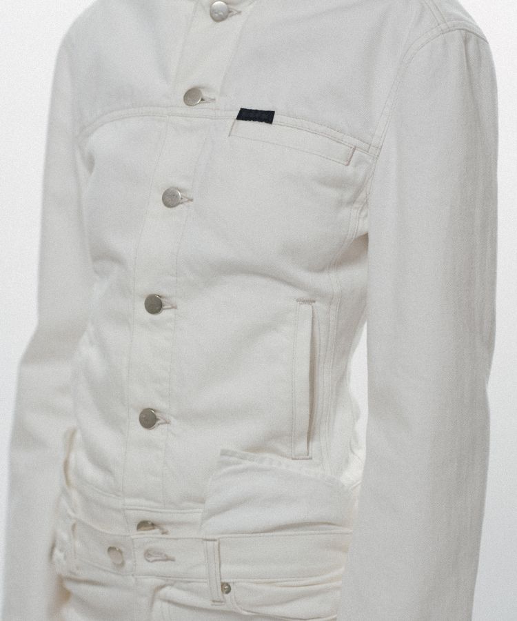 Wilted Flower Denim Jacket