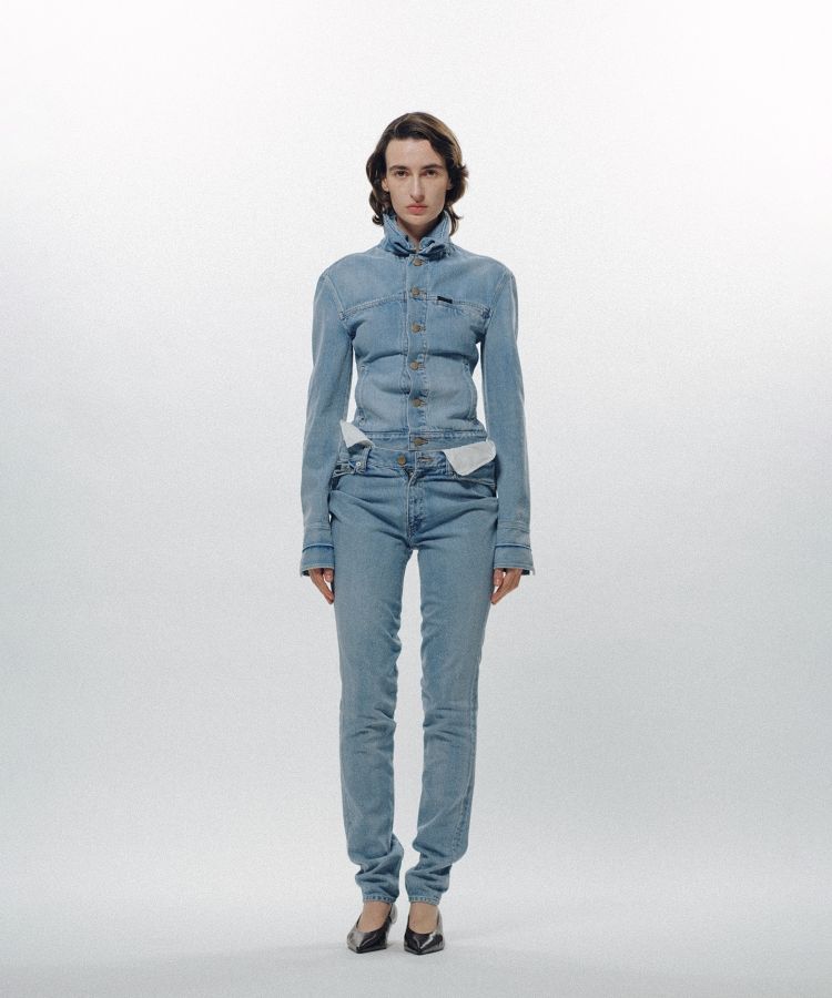 Wilted Flower Denim Jacket