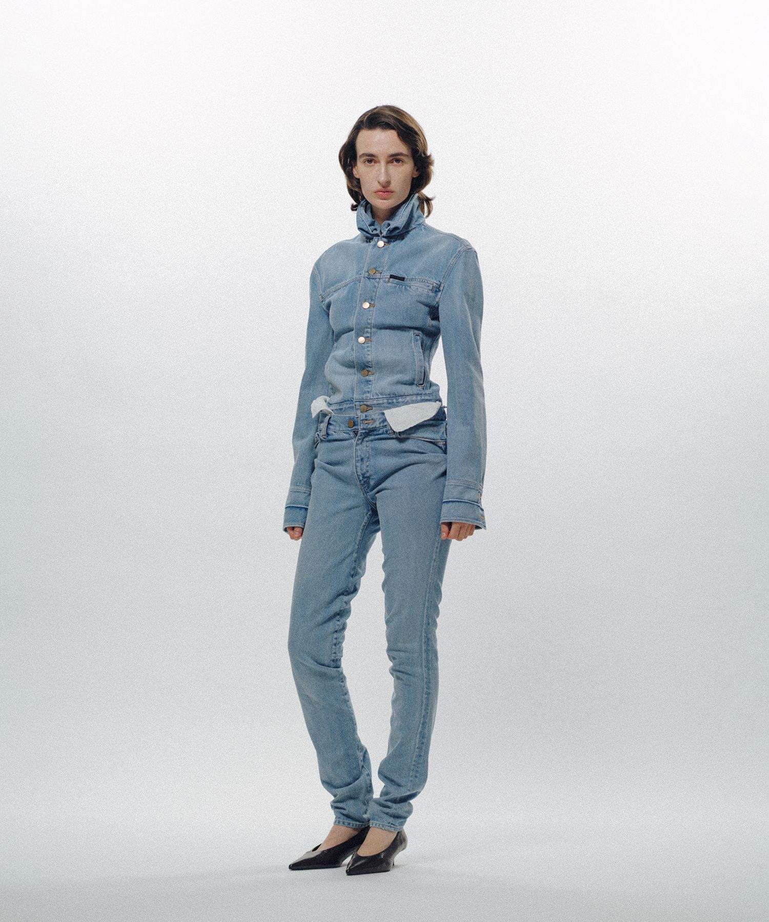 Wilted Flower Denim Jacket