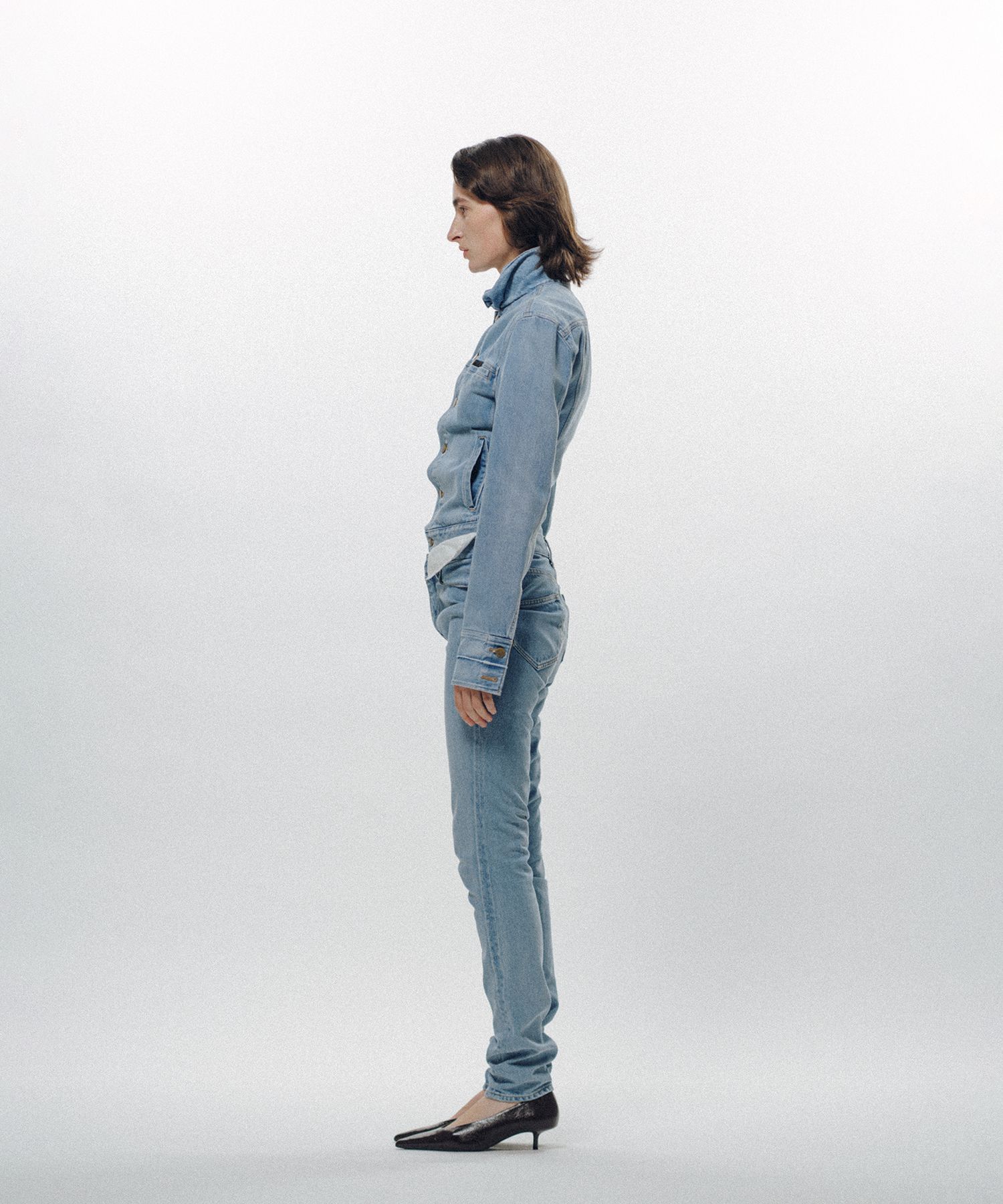 Wilted Flower Denim Jacket