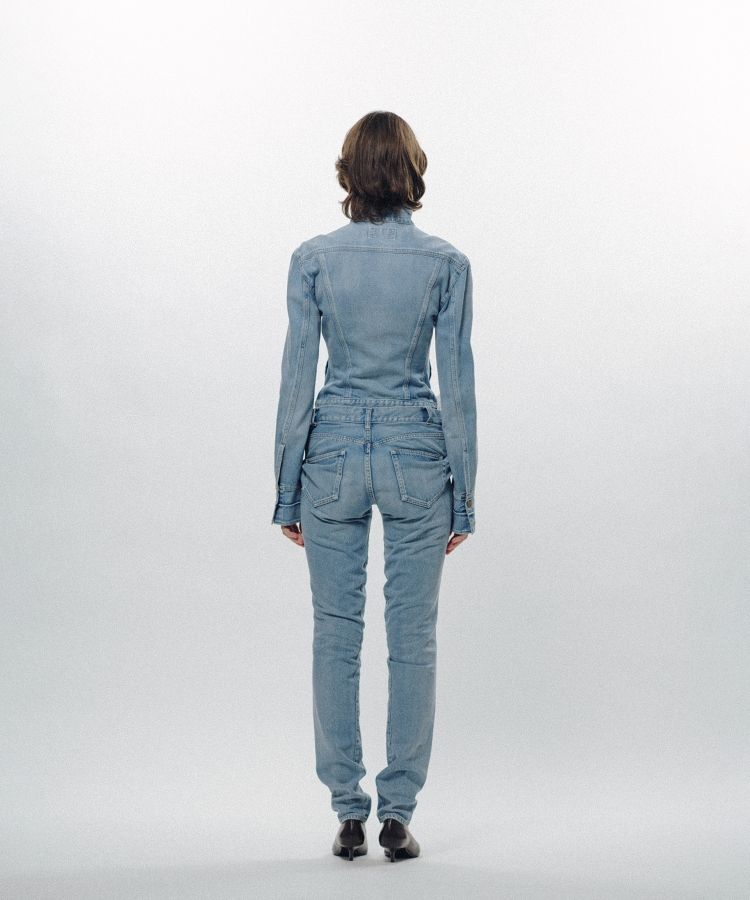 Wilted Flower Denim Jacket