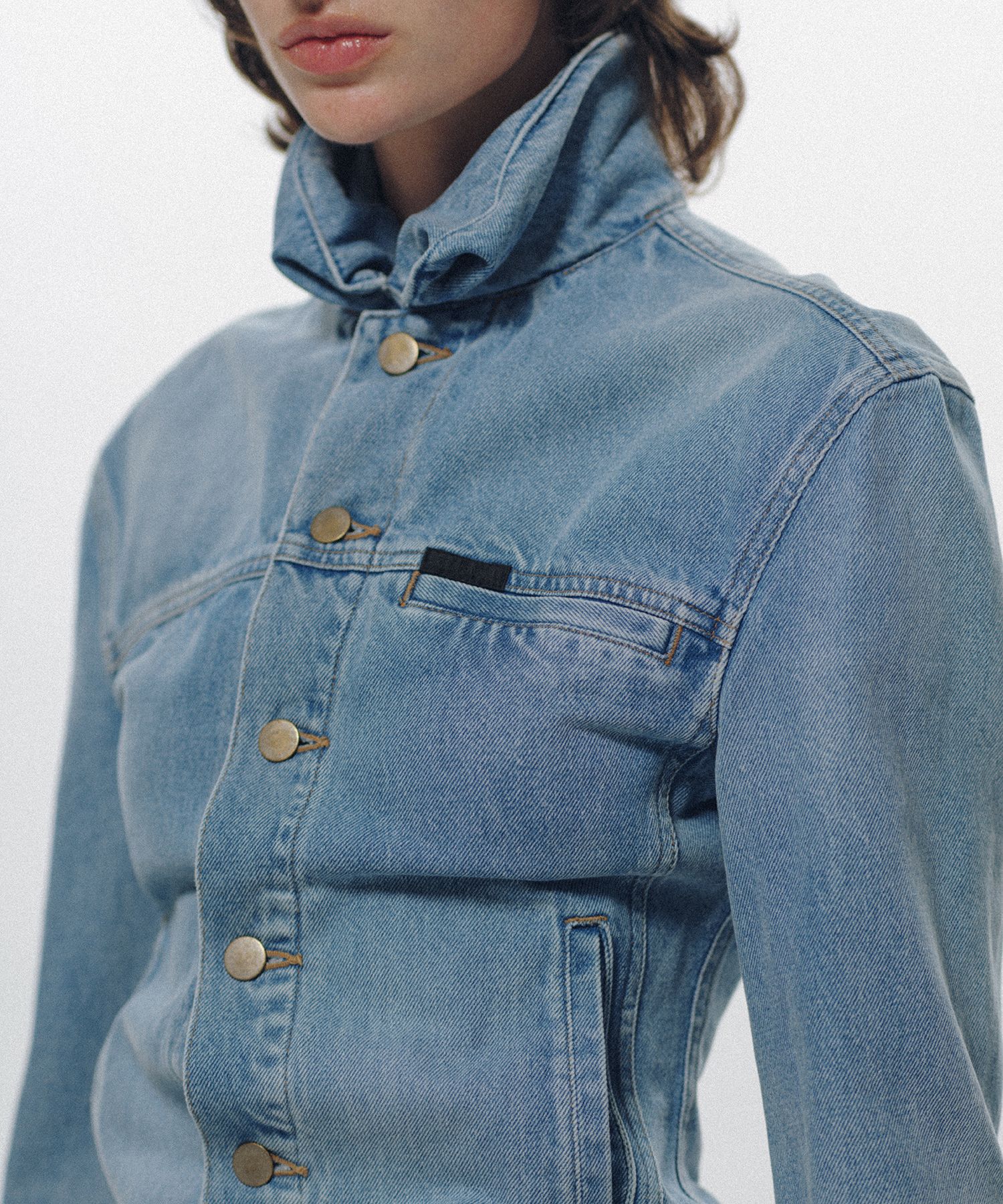 Wilted Flower Denim Jacket