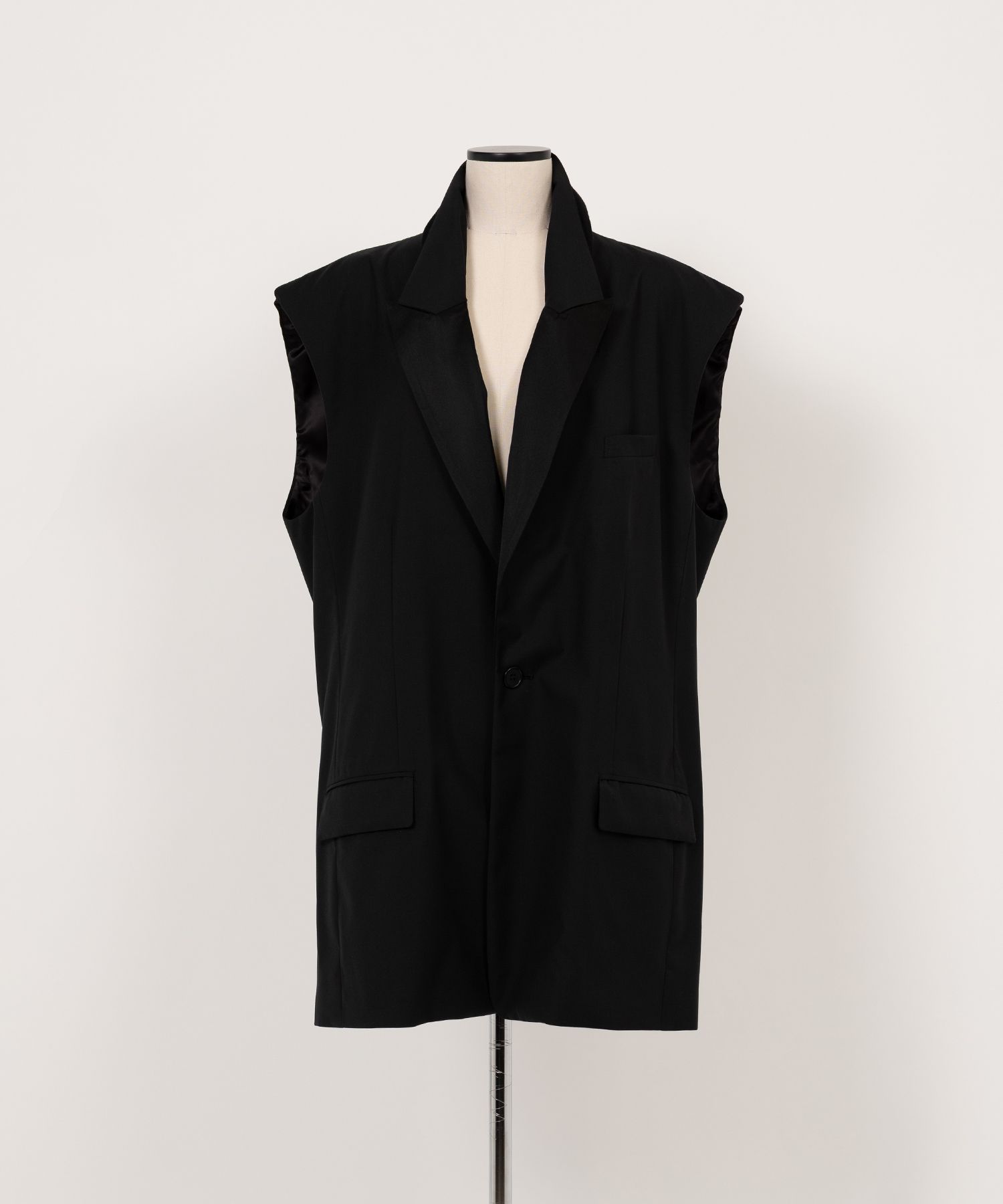 Wilted Collar Tailor Vest
