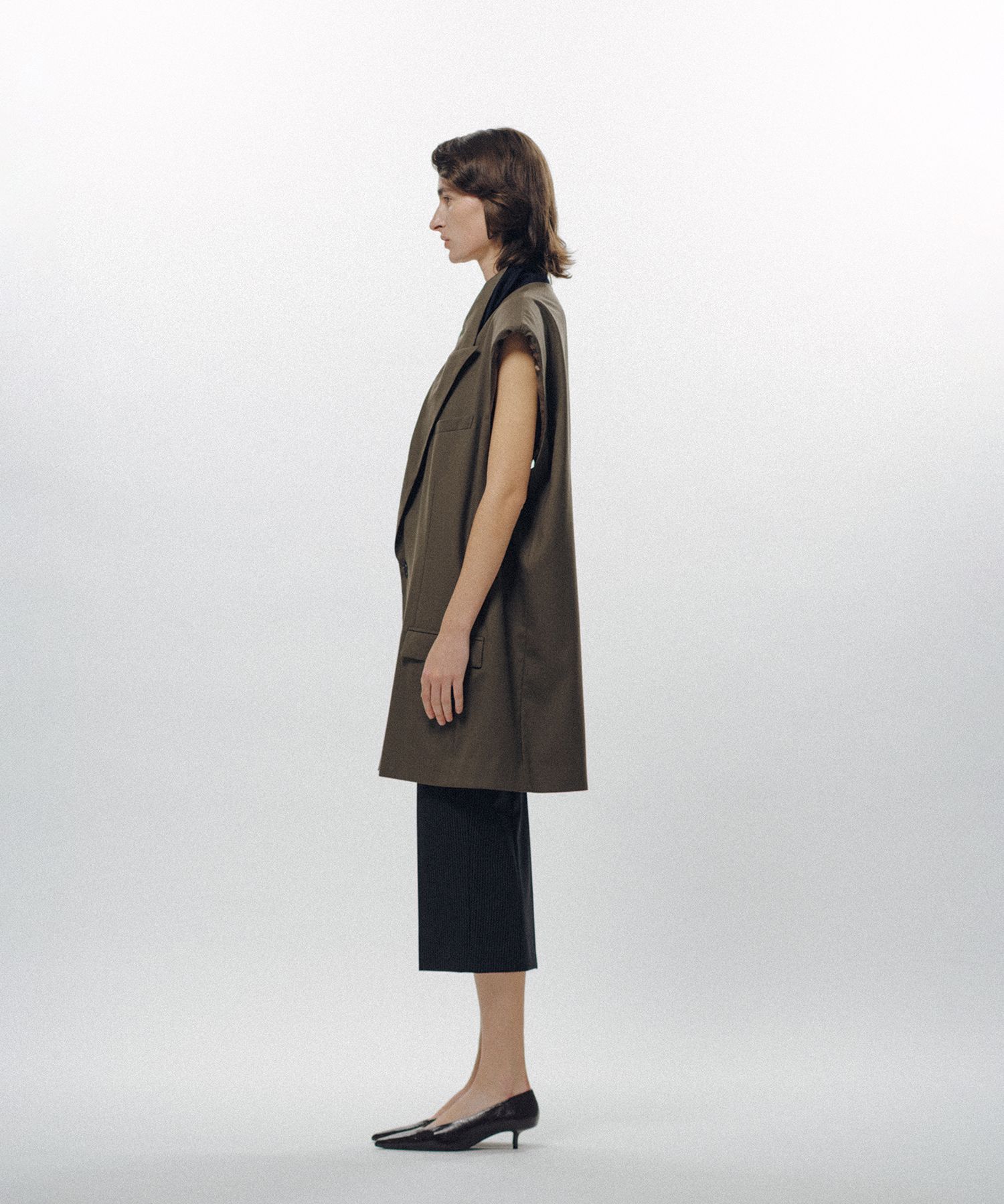 Wilted Collar Tailor Vest