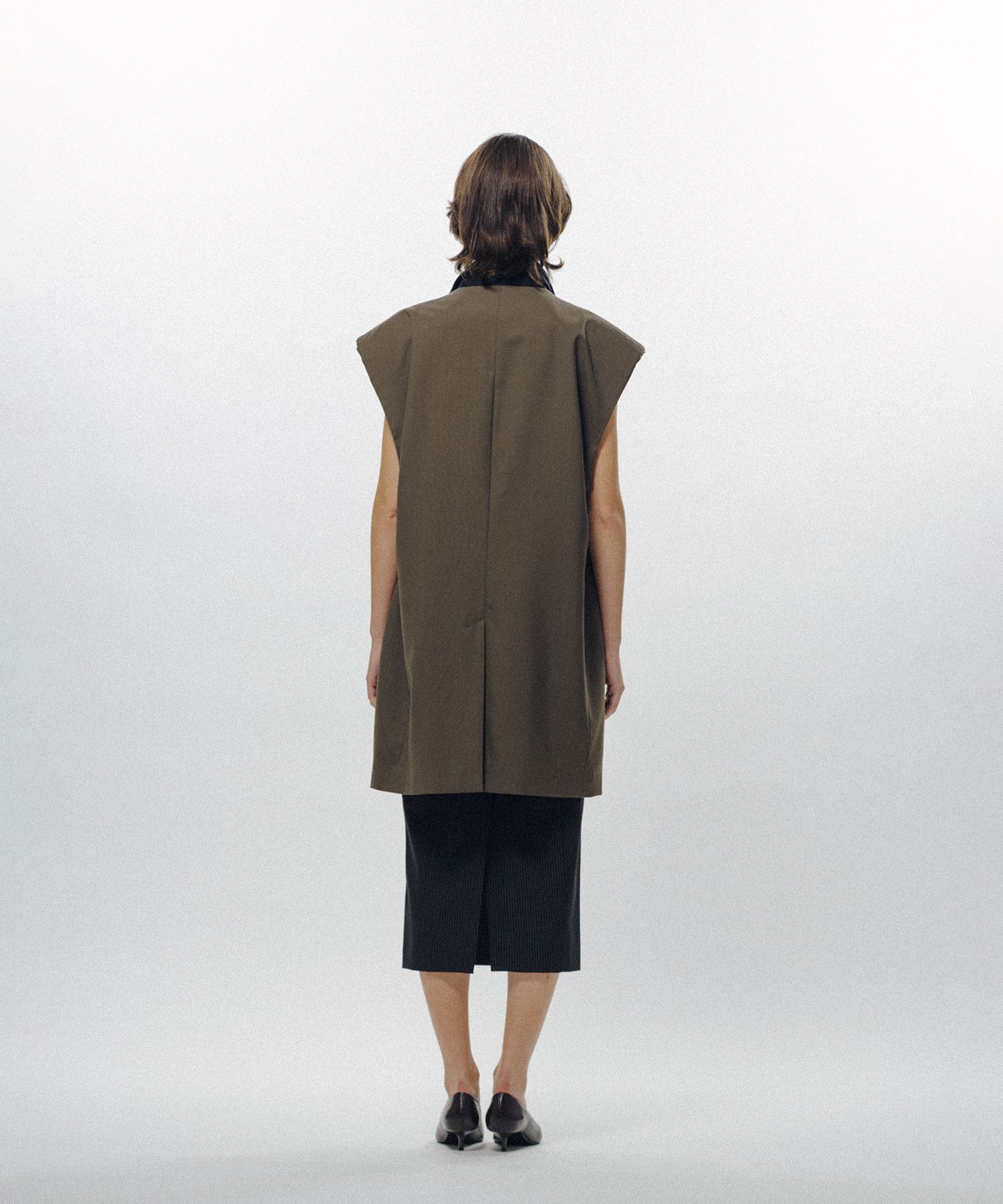 Wilted Collar Tailor Vest