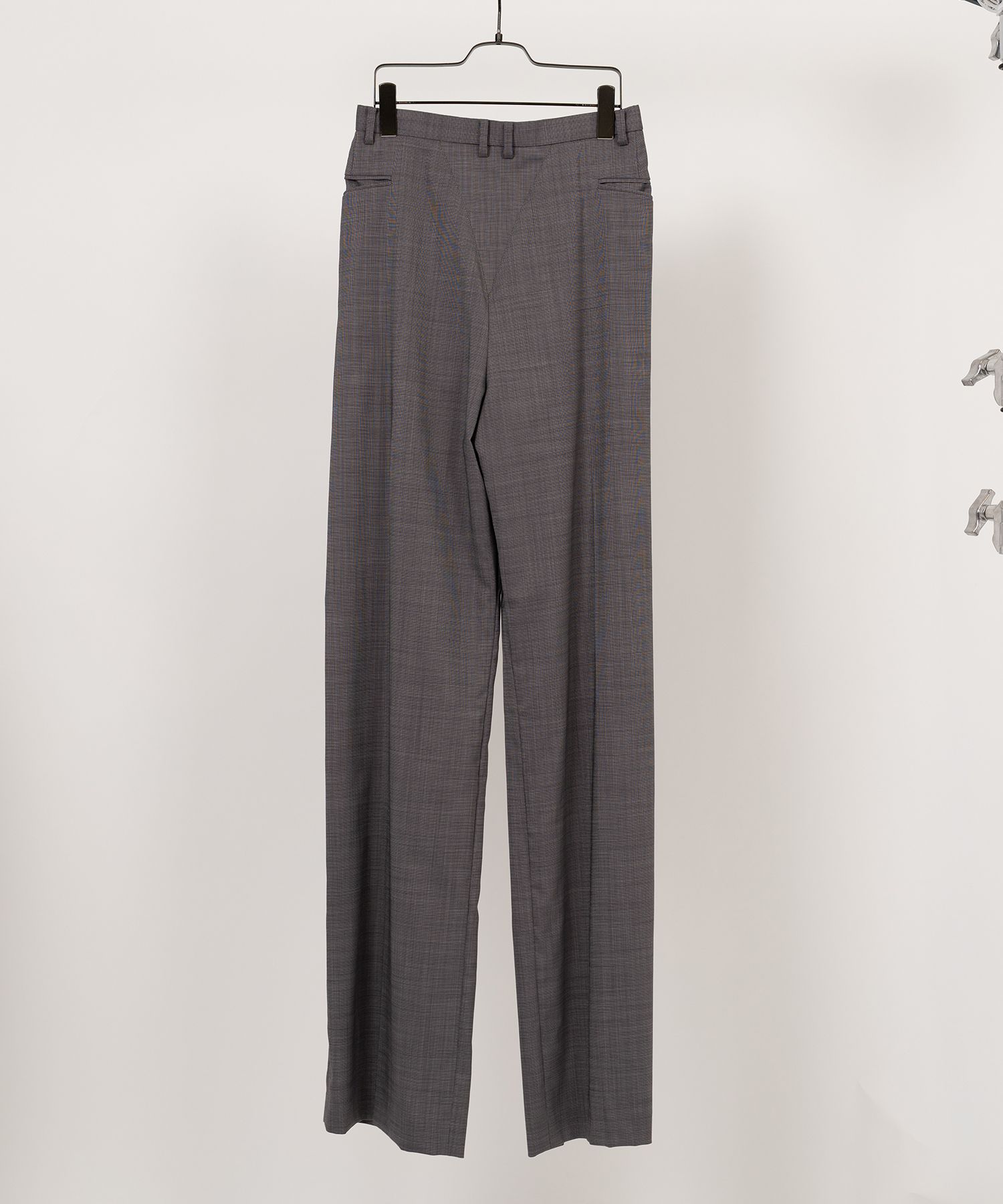Forward-Gathered Tuck Trousers