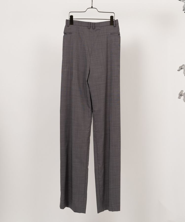 Forward-Gathered Tuck Trousers