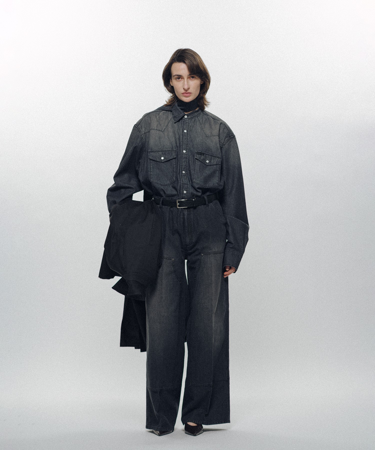 Double Knee Linen Jeans