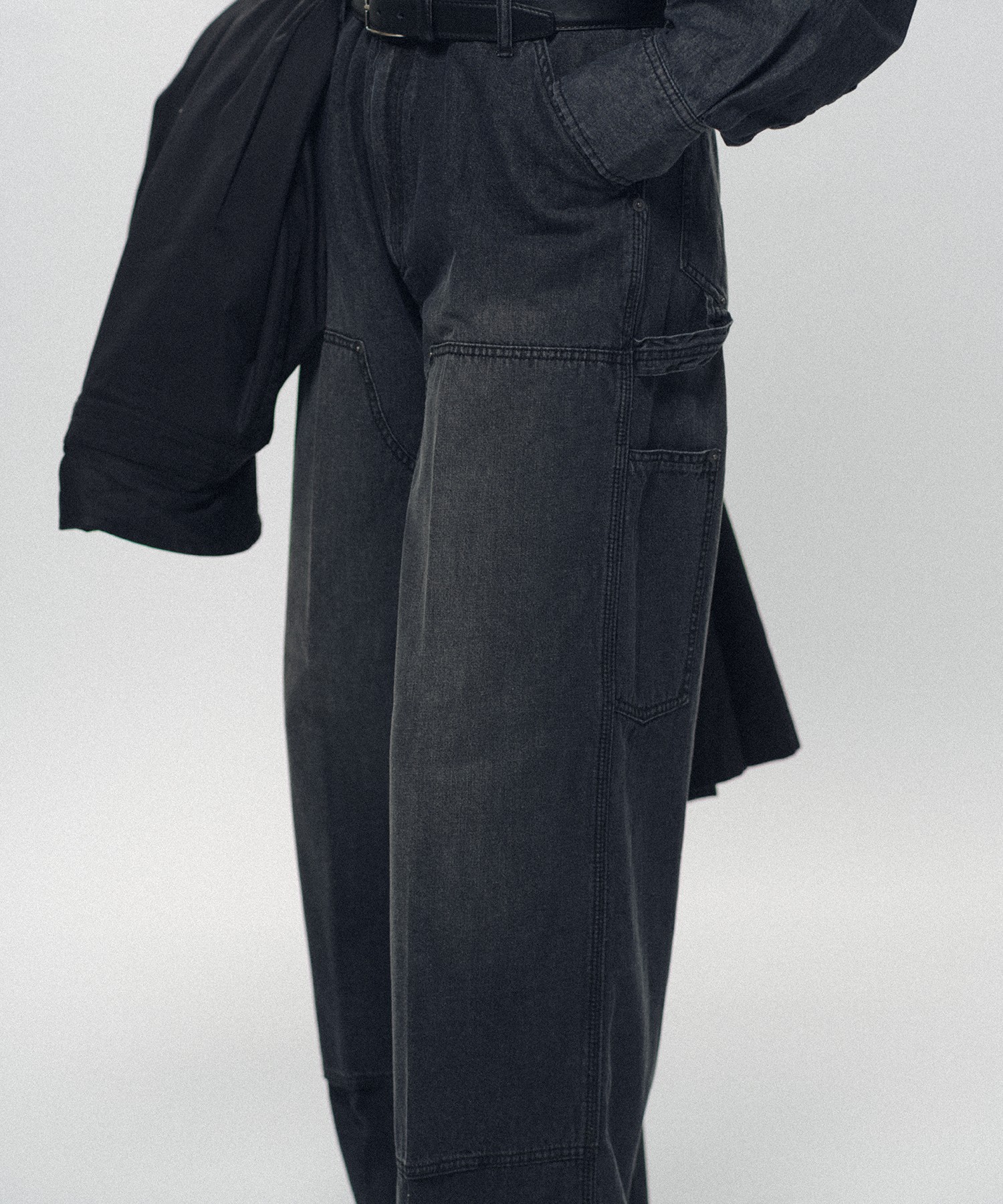 Double Knee Linen Jeans